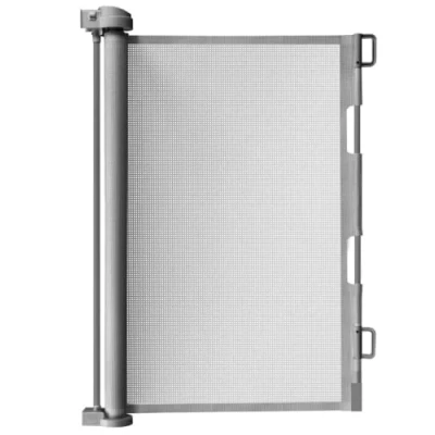 Abbildung von Ruhhy Türschutzgitter Treppenschutzgitter ausziehbar 13 140cm Rollgitter H. 85cm (Packung Set), ohne Bohren &amp; einfache Montage