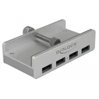 Abbildung von Externer USB 3.0 4 Port Hub mit Feststellschraube,