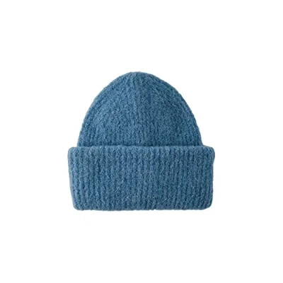 Abbildung von PIECES Damen Pcbera Alpaca Wool Hood Noos, Granada Sky, Einheitsgröße