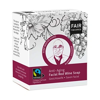 Abbildung von FAIR SQUARED Rotweinseife 2 x 80 g 160