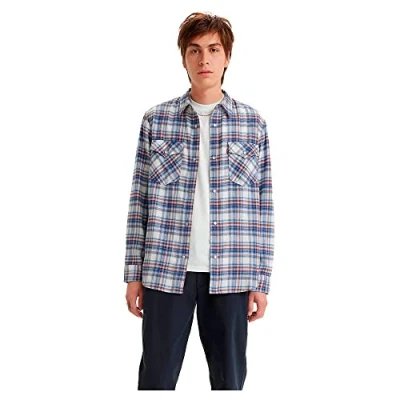 Abbildung von Levi&#039;s Relaxed FIT Western Hemd, Herren, Größe: XS, Bright white
