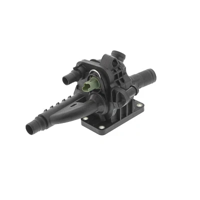 Abbildung von TOPRAN 723 355 Thermostatgehäuse mit Dichtung Thermostat PEUGEOT: 207 Schrägheck, CC, 308 I SW, CITROËN: DS4 DS3 Schrägheck