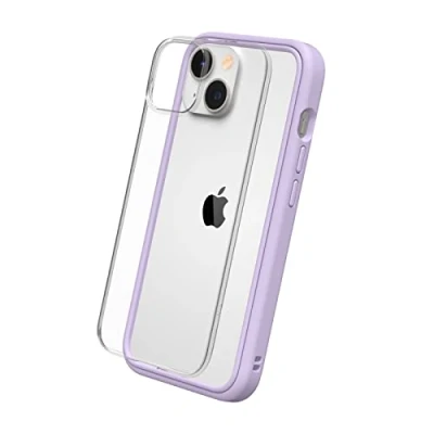 Abbildung von RhinoShield Modulares Case kompatibel mit [iPhone 14] Mod NX Anpassbare &amp; stoßdämpfende Schutzhülle im schlanken Design 3.5 Meter Fallschutz Violett