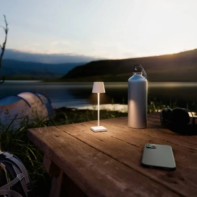 Abbildung von SIGOR LED Tischleuchte NUINDIE Pocket Schneeweiß, Dimmbar, 1 Platine, 2.700 K / 2.200