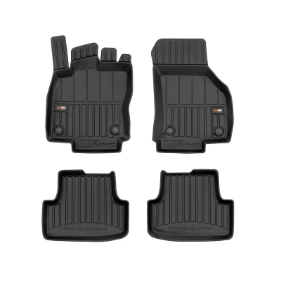 Abbildung von FROGUM proLine 3D 3D426689 Fußmattensatz Gummi vorne und hinten 4 schwarz Maßgefertigt VOLKSWAGEN: Golf VIII Schrägheck, Variant