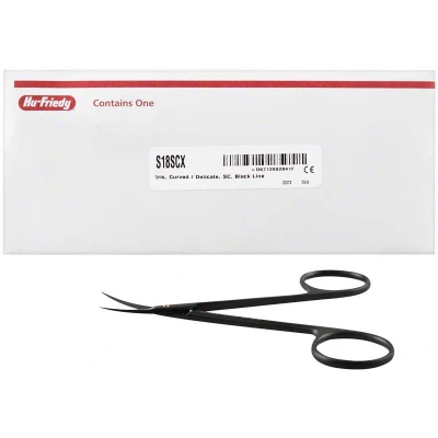 Abbildung von Black Line Schere Super Cut Iris fein , gebogen
