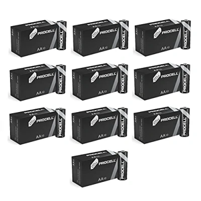 Abbildung von Procell Alkaline PC1500 AA LR06 Batteries (Pack of 100)