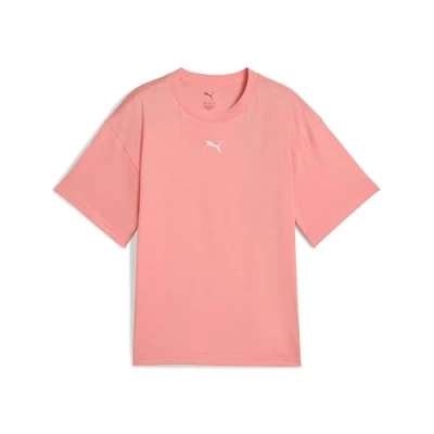 Abbildung von Puma Essentials Boxy T Shirt Teenager Für Damen Kinder Mit Plain Pink Fruit Größe: 13 14Y