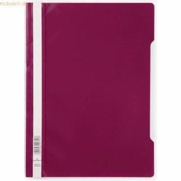 Abbildung von Durable Schnellhefter A4 PP dunkelrot
