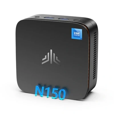 Abbildung von NiPoGi E1 Mini PC Intel Twin Lake N150(Aufgerüstet N100) Unterstützt W 11 Pro 16 GB RAM 512 M.2 SSD, Desktop Computer 4K@60HZ UHD Dual Display HDMI+DP 1.4/Dual Bande WiFi/BT4.2/RJ45/VESA