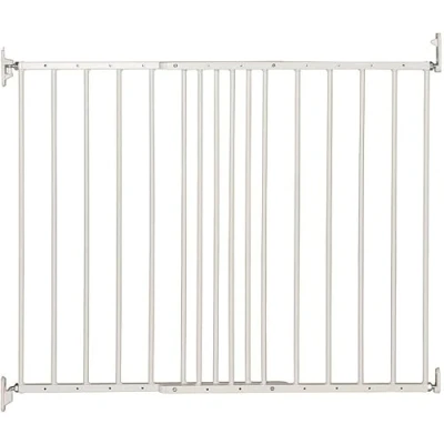 Abbildung von Safetots Erweiterbares Sicherheitsschraubgitter aus Metall für Babys, Weiß, 62.5cm 106.8cm, Sicherheitstür Kleinkinder, Sicherheitsbarriere Babys