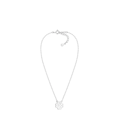 Abbildung von Sofia Milani Cloverleaf Halskette, Damen, Größe: One Size, Silver