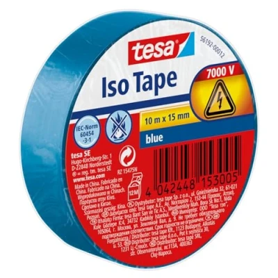 Abbildung von tesa Isolierbänder 15 mm x 10 m blau