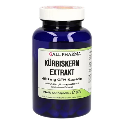 Abbildung von Kürbiskern Extrakt 450 mg GPH Kapseln 120 St