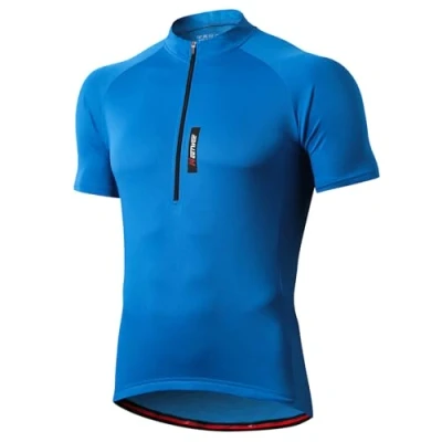 Abbildung von FEIXIANG Herren Fahrradtrikot, Kurzarm Radtrikot Fahrrad Trikot Fahrradbekleidung für Männer, Atmungsaktive Cycling Jersey Radsport Bekleidung