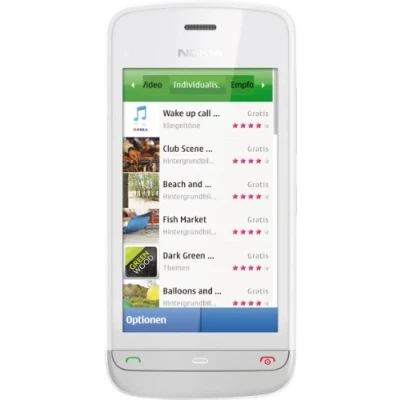 Abbildung von Nokia C5 03 Smartphone (8,1cm (3,2 Zoll) Display, Touchscreen, 5 Megapixel Kamera) weiß/grau