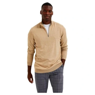 Abbildung von Selected Homme Slhberg HALF ZIP Strickpullover, Herren, Größe: XL, Kelp melange