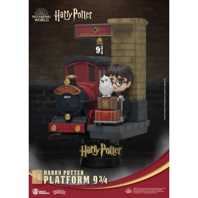 Abbildung von Beast Kingdom Harry Potter D Stage PVC Diorama Platform 9 3/4 New Version 15 cm