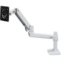 Abbildung von ERGOTRON 45 490 216 LX LCD Arm für Tischmontage bis 81cm 32Zoll Display anheben 33cm 2,3 11,3kg belastbar VESA 45x75 100x100mm weiß