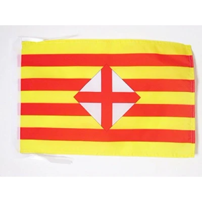 Abbildung von AZ FLAG Flagge Provinz Barcelona 45x30 Cm Mit Kordel Fahne 30 x 45 Flaggen