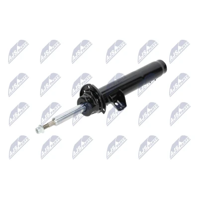 Abbildung von NTY A BM 038 Stoßdämpfer Vorderachse rechts Gasdruck Zweirohr Federbein oben Stift, unten Schelle BMW: X1 (E84) sDrive20d 2.0, sDrive18d 2.0