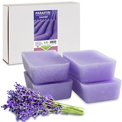 Abbildung von Kosmetex Paraffinwachs Paraffin Lavendel, für Paraffinbad
