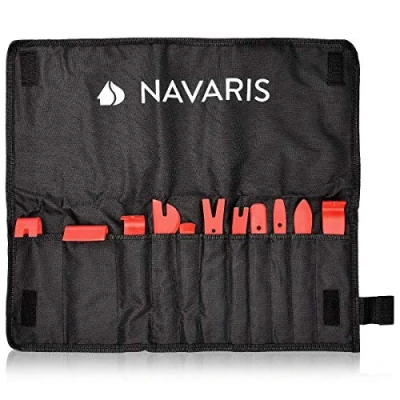 Abbildung von Navaris Demontagewerkzeug 11x Universal Zierleistenkeile Auto Innenverkleidung Set, B: 19,00 cm, L: 32,50 (1 tlg)