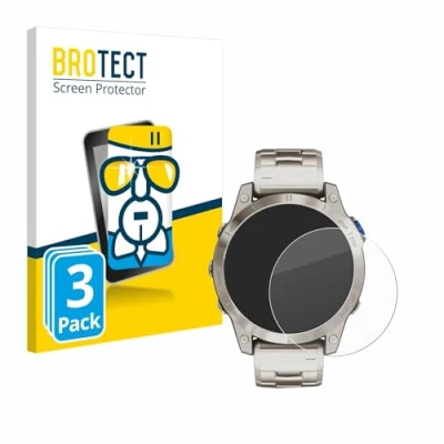 Abbildung von BROTECT Schutzglas für Garmin D2 Mach 1 (3 Stück) Schutzfolie Panzer Folie Glas [Extrem Kratzfest 9H, Anti Fingerprint, Ultra Transparent]