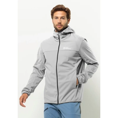 Abbildung von Jack Wolfskin Softshelljacke, Herren, Größe: Small, Cool grey