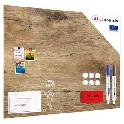 Abbildung von ALLboards MetalBoard BAUMKERN 120x90cm + Zubehör Set