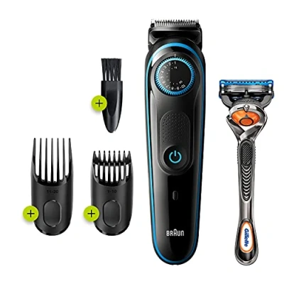 Abbildung von Braun Trimmer BT5240 Beardtrimmer (281931) Blau/Schwarz
