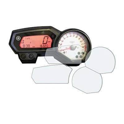 Abbildung von Speedo Angels Displayschutzfolie Tachoschutzfolie Screen Protector kompatibel mit YAMAHA FZ8 FAZER 2010+ Packung 2 Stück Ultra Klar