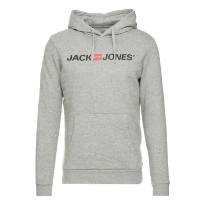 Abbildung von Jack &amp; Jones Kapuzenpullover, Herren, Größe: XS, Light grey melange