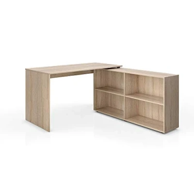 Abbildung von Vicco Eckschreibtisch FlexPlus, Sonoma, 137 x 60 cm, Drehbar