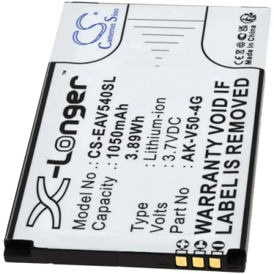 Abbildung von Akku kompatibel mit Emporia Typ AK V50 4G, 3,7V, Li Ion