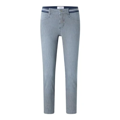 Abbildung von Angels Ornella Sporty MIT Nadelstreifen Design Jeans Slim Fit, Damen, Größe: 46, Blau