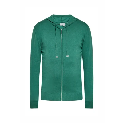 Abbildung von Dreimaster Strickjacke Männer grün