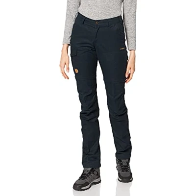 Abbildung von Fjallraven for Urban Outfitters Karla PRO ZIP Outdoorhose, Damen, Größe: 36, Dunkelblau (295)