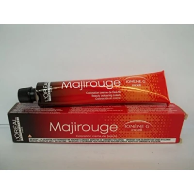 Abbildung von L`Oreal Majirouge 7,62,7.62 mittelblond intensiv rot irisé