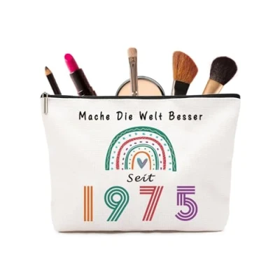 Abbildung von 50 Geburtstag Frau Geschenke Zum Make Up Tasche, 50. Frau, Frauen