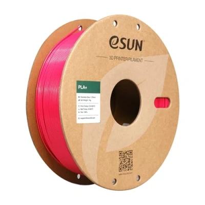Abbildung von eSUN PLA+ Filament 1.75mm, 3D Drucker PLA Plus, Maßgenauigkeit +/ 0.03mm, 1kg Spule (2.2 LBS) Druck für Drucker, Magenta