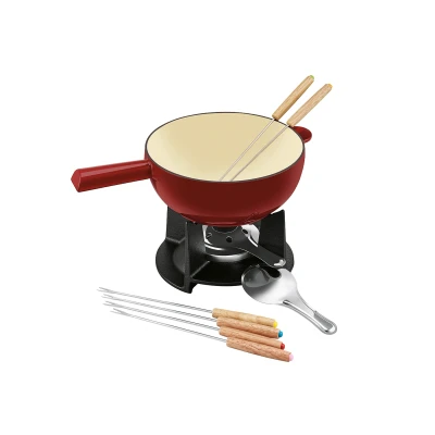 Abbildung von Beka Belledone Käsefondue, Gusseisen, Rot, 20 cm