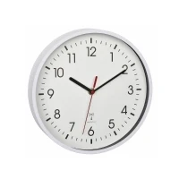 Abbildung von TFA Dostmann Wanduhr 60.3550 analoge Funk Funkuhr 245 mm mit Sekundenzeiger