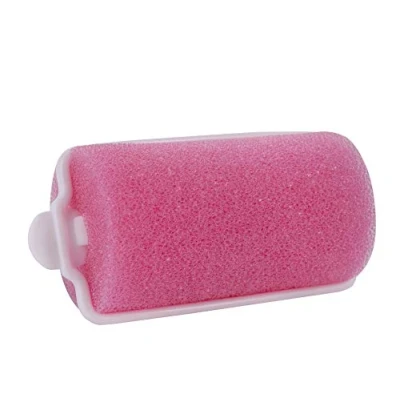 Abbildung von Ponik&#039;s Lockenwickler Schwamm Set, Haarrollen, Flexible Haar Styling, 32 mm, 12 Stk, Rosa