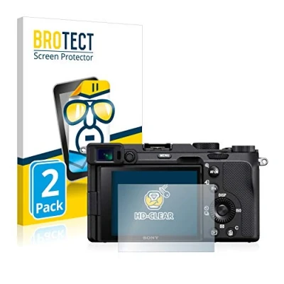 Abbildung von BROTECT (2 Stück Schutzfolie für Sony A7C Displayschutz Folie Ultra Klar