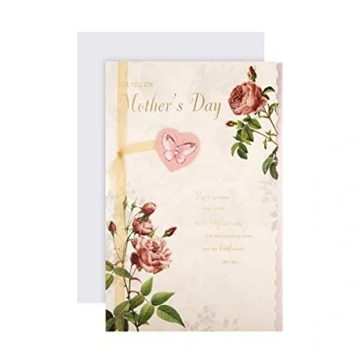 Abbildung von Hallmark Große Muttertagskarte traditionelles Blumendesign