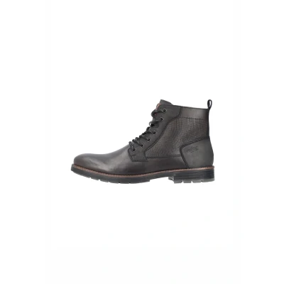 Abbildung von Rieker Schnürstiefelette, Herren, Größe: 45, Tiefschwarz Schuhe