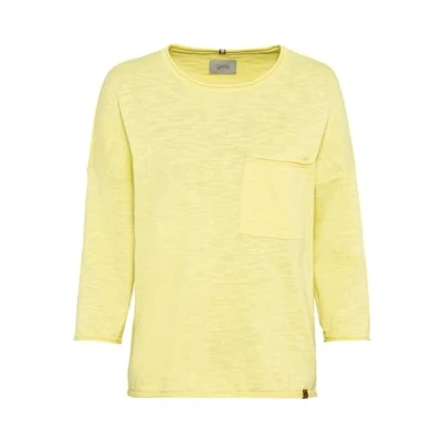 Abbildung von camel active Leichter Strickpullover, Damen, Größe: XL, Limoncello