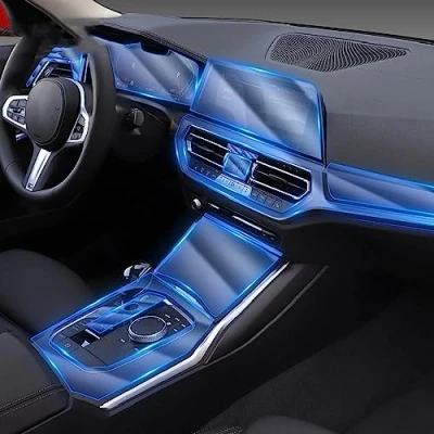 Abbildung von SYUFRE Auto Innenraum Mittelkonsole Transparent TPU Schutzfolie Anti Kratz Reparatur Refit Aufkleber Zubehör,Für BMW G20 G21 Serie 3 2019 2022