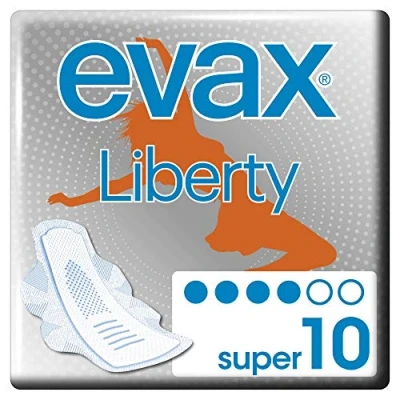Abbildung von EVAX Liberty Super Damenbinden, mit Flügeln, 50 g